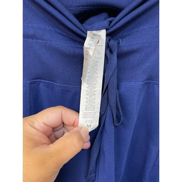 Fabletics Maj Pant ll Jogger Navy With Pockets Elastic Waist Women’s Size M - Picture 3 of 5